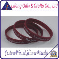 Custom Printing Logo 100% Silicone Bracelet